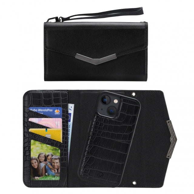 Mobilize 2In1 Elegant Magnet Clutch Apple Iphone 13 Mini Black Croco