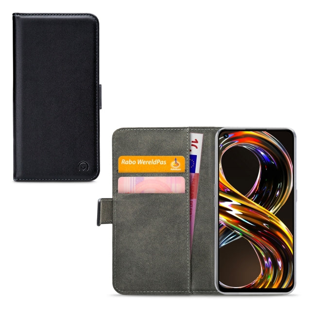 Mobilize Classic Gelly Wallet Book Case Realme 8I/Narzo 50 Black