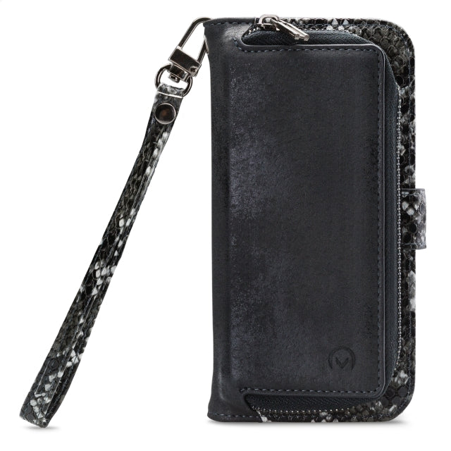 Mobilize 2In1 Magnet Zipper Case Samsung Galaxy S22 5G Black/Snake