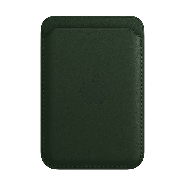 Apple Mm0X3Zm/A Apple Leather Wallet With Magsafe Sequoia Green
