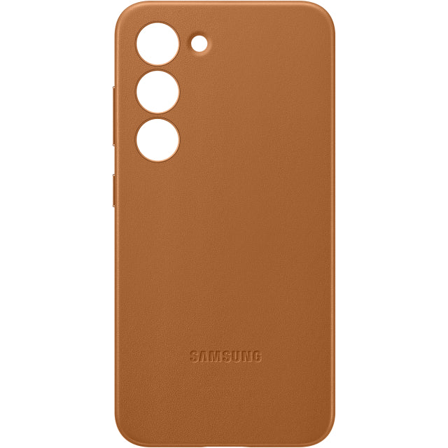 Samsung Ef-Vs911Laegww Samsung Leather Cover Galaxy S23 5G Camel