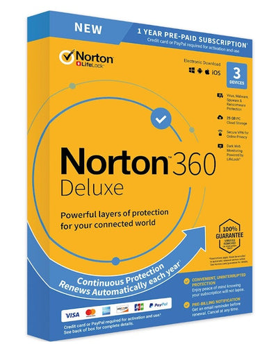 Afbeelding Norton 360 Deluxe | 3 Apparaten | 1 jaar