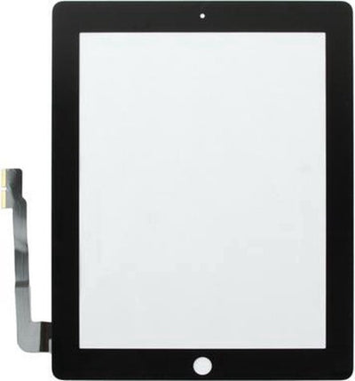 Touch Digitizer For I-Pad 3 + I-Pad 4 Black - Models A1416, A1403, A1430, A1458, A1459, A1460 