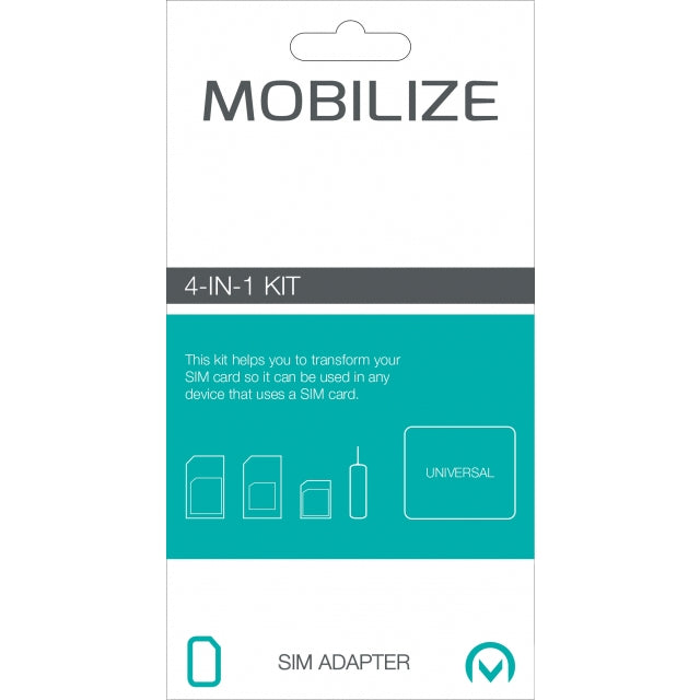 Mobilize Sim Adapter Kit 4-In-1