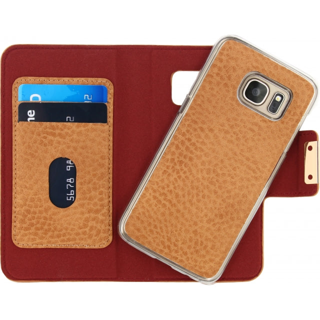 Mobilize Detachable Wallet Book Case Samsung Galaxy S7 Terracotta With Copper Closing