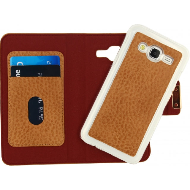 Mobilize Detachable Wallet Book Case Samsung Galaxy J5 Terracotta With Copper Closing