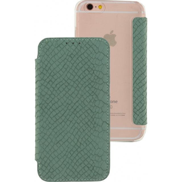 Mobilize Slim Gelly Booklet Apple Iphone 6/6S Soft Snake Wild Moss