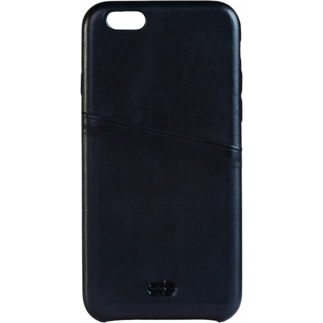 Senza Pure Leather Cover With Card Slot Apple Iphone 6/6S Deep Black