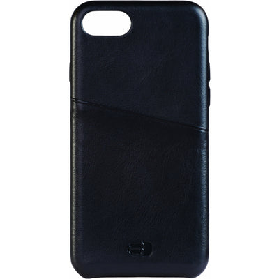 Senza Pure Leather Cover With Card Slot Apple Iphone 7/8/Se (2020/2022) Deep Black