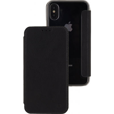 Mobilize Slim Gelly Booklet Apple Iphone X/Xs Solid Black