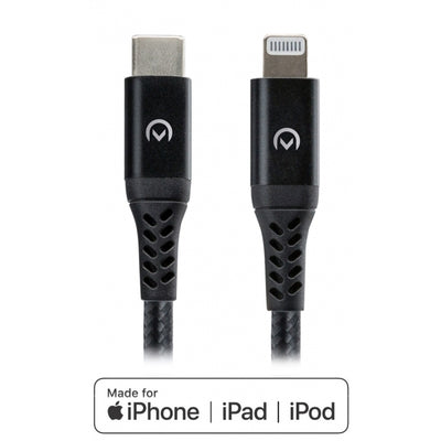 Mobilize Strong Nylon Cable Usb-C To Mfi Lightning 2M. 60W Black