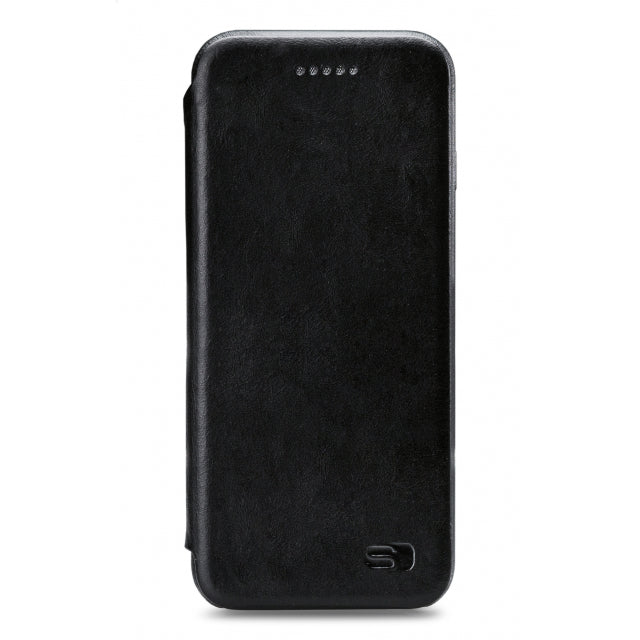 Senza Pure Skinny Leather Wallet Samsung Galaxy S9 Deep Black