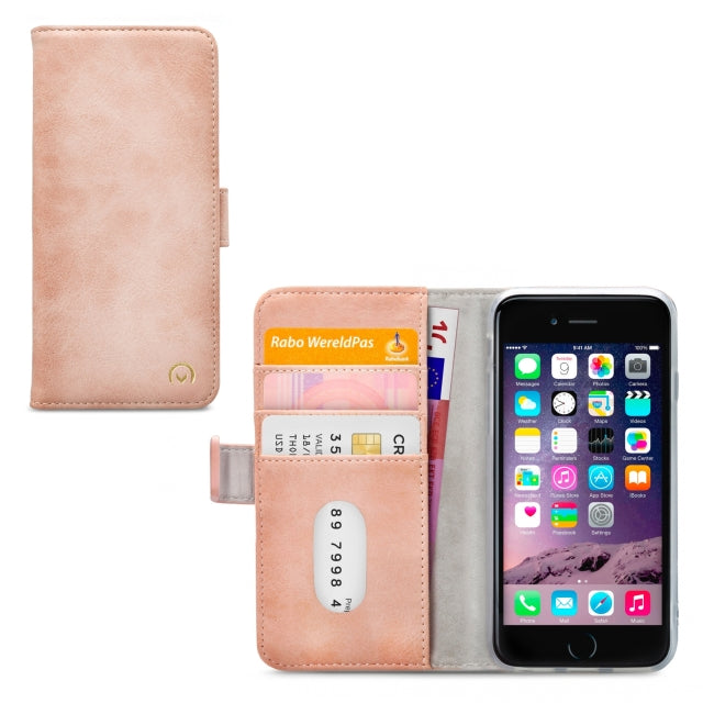 Mobilize Elite Gelly Wallet Book Case Apple Iphone 6/6S/7/8/Se (2020/2022) Soft Pink