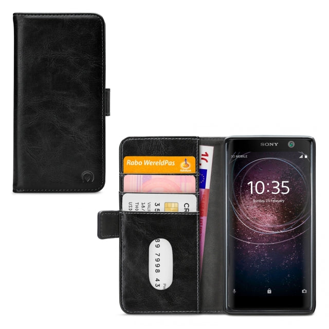 Mobilize Elite Gelly Wallet Book Case Sony Xperia Xa2 Plus Black