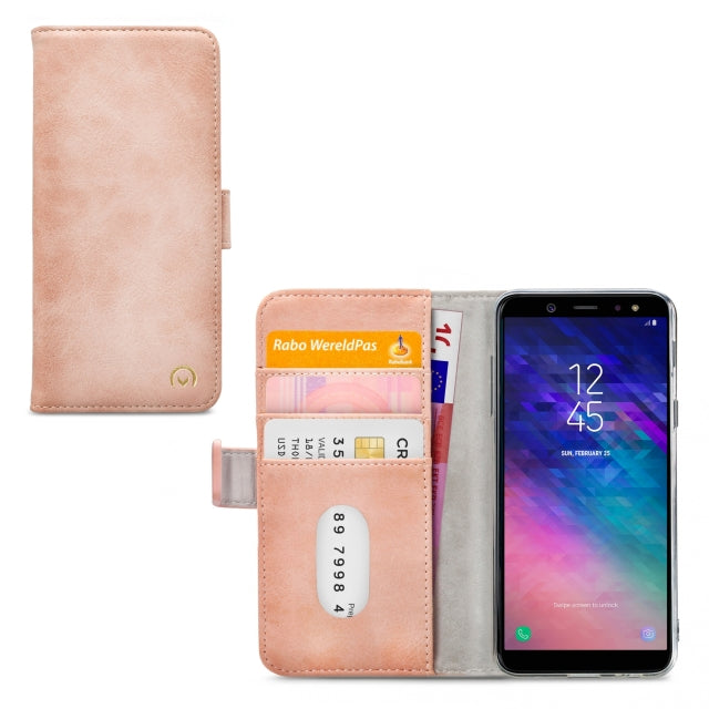 Mobilize Elite Gelly Wallet Book Case Samsung Galaxy A6 2018 Soft Pink