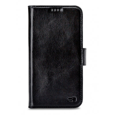 Senza Pure Leather Wallet Apple Iphone Xs Max Deep Black