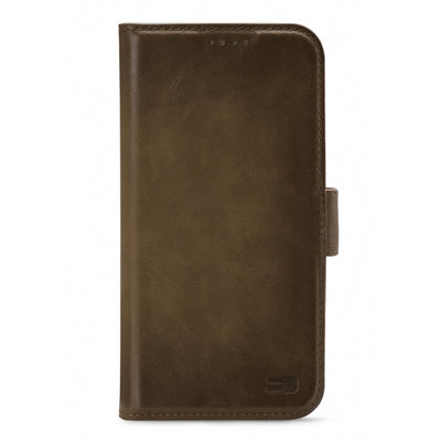 Senza Desire Leather Wallet Apple Iphone Xs Max Burned Olive