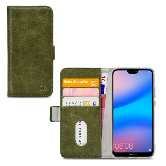 Mobilize Elite Gelly Wallet Book Case Huawei P20 Lite Green