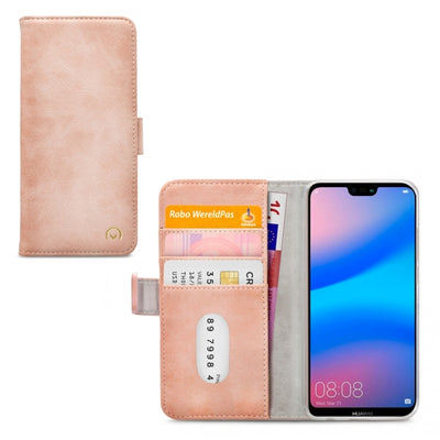 Mobilize Elite Gelly Wallet Book Case Huawei P20 Lite Soft Pink