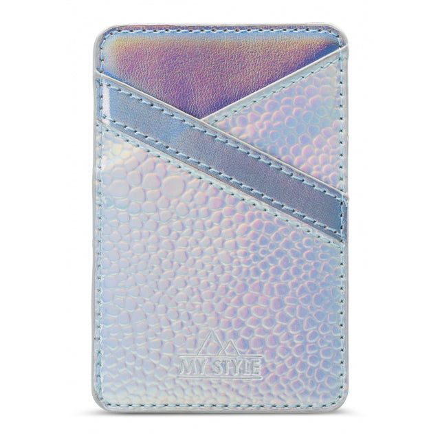 My Style Universal Sticky Card Pocket Silver Shimmer