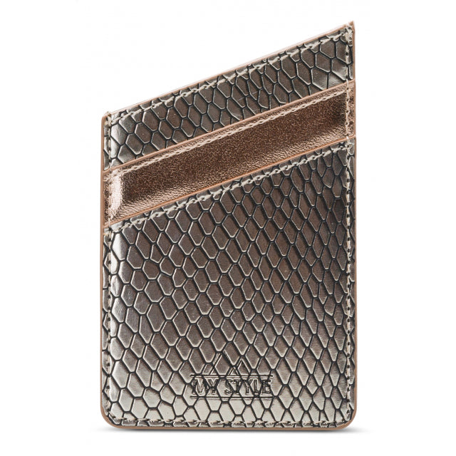 My Style Universal Sticky Card Pocket Gold Snake