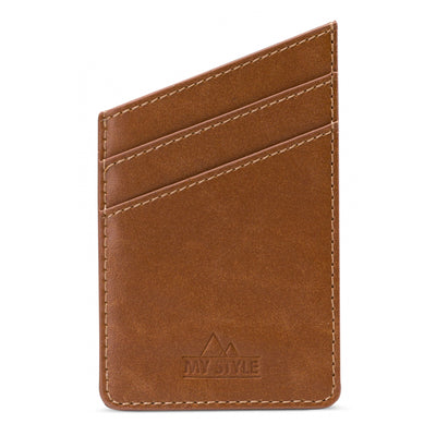 My Style Universal Sticky Card Pocket Brown