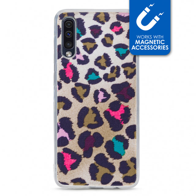 My Style Magneta Case For Samsung Galaxy A30S/A50 Colorful Leopard