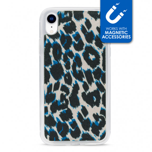 My Style Magneta Case For Apple Iphone Xr Blue Leopard