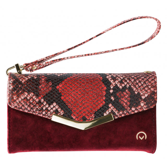 Mobilize 2In1 Gelly Velvet Clutch For Apple Iphone 6/6S/7/8/Se (2020/2022) Red Snake