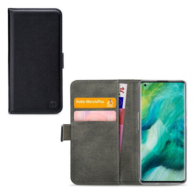 Mobilize Classic Gelly Wallet Book Case Oppo Find X2 Black