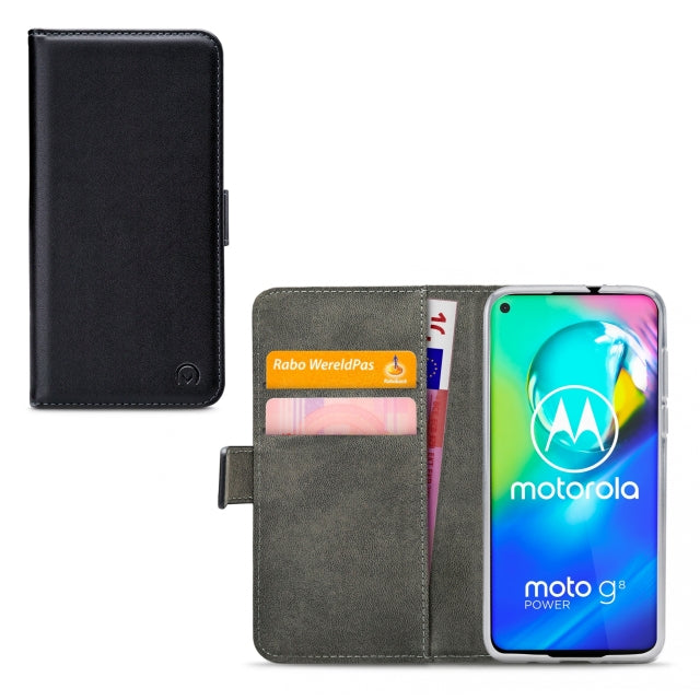 Mobilize Classic Gelly Wallet Book Case Motorola Moto G8 Power Black