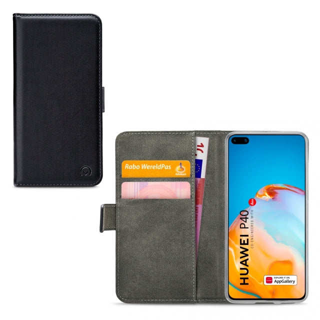 Mobilize Classic Gelly Wallet Book Case Huawei P40 Black