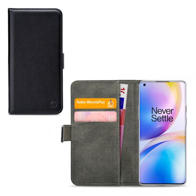 Mobilize Classic Gelly Wallet Book Case Oneplus 8 Pro Black