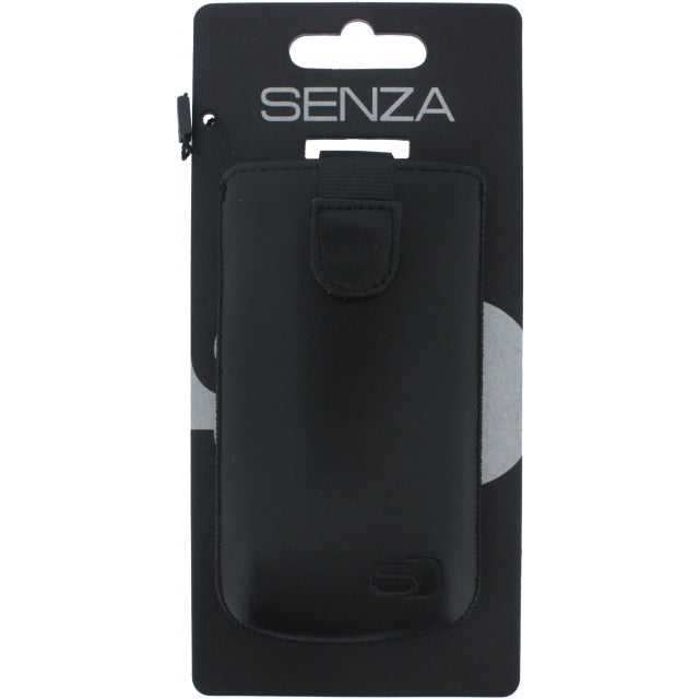 Senza Leather Slide Case Black Size M