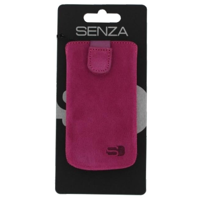 Senza Suede Slide Case Hot Pink Size S