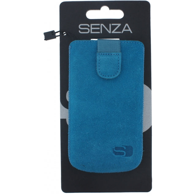 Senza Suede Slide Case Deep Turquoise Size M