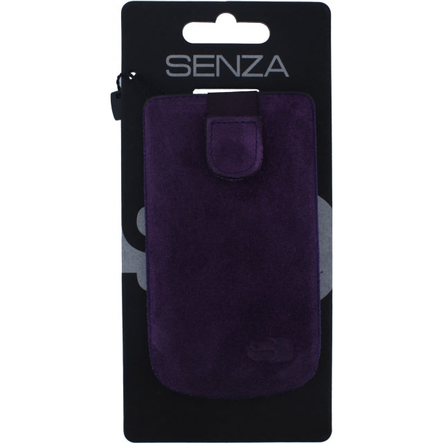 Senza Suede Slide Case Velvet Purple Size Xxl