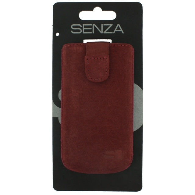 Senza Suede Slide Case Rusty Red Size L