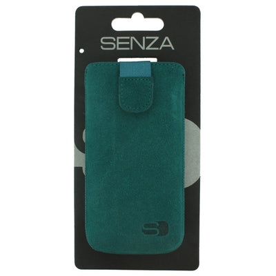 Senza Suede Slide Case Coral Green Size Xl