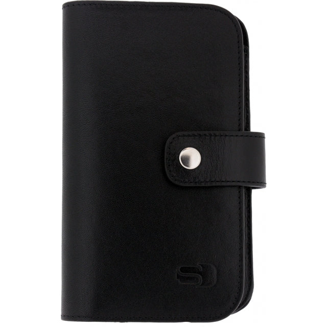 Senza Leather Wallet Slide Case Black Size Xxl