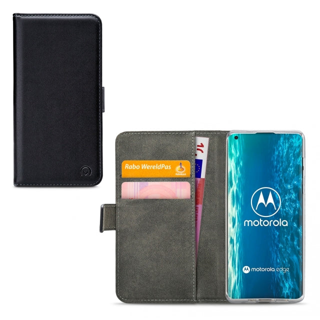 Mobilize Classic Gelly Wallet Book Case Motorola Edge Black