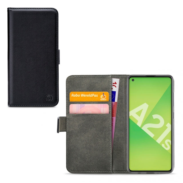 Mobilize Classic Gelly Wallet Book Case Samsung Galaxy A21S Black