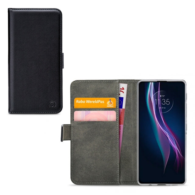 Mobilize Classic Gelly Wallet Book Case Motorola One Fusion+ Black