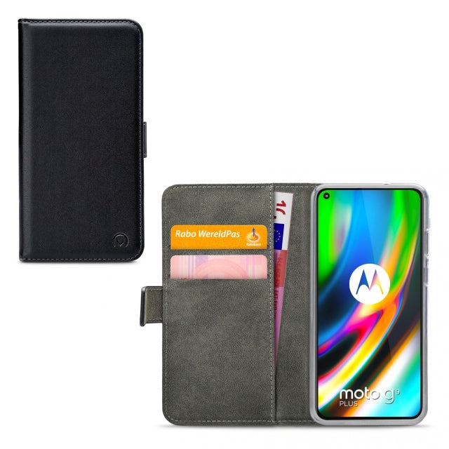 Mobilize Classic Gelly Wallet Book Case Motorola Moto G9 Plus Black