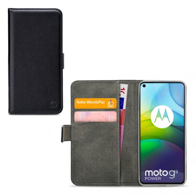 Mobilize Classic Gelly Wallet Book Case Motorola Moto G9 Power Black