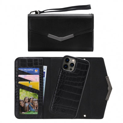 Mobilize 2In1 Elegant Magnet Clutch Apple Iphone 12 Pro Max Black Croco
