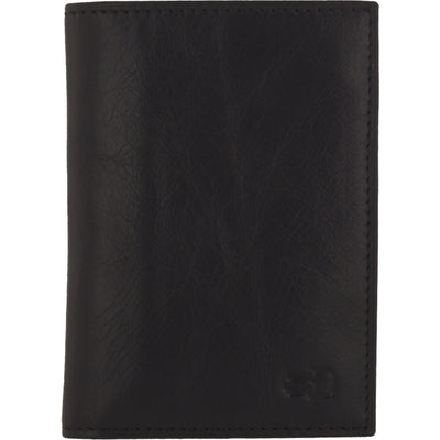 Senza Pure Leather Card Holder Deep Black