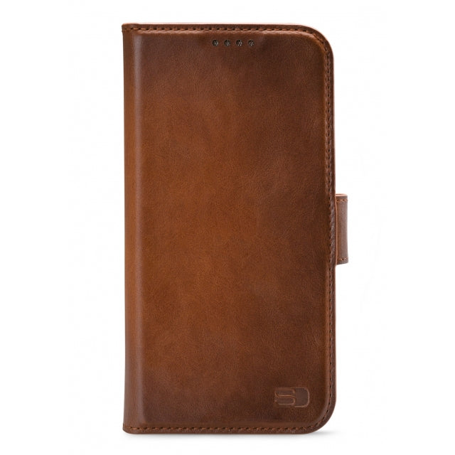 Senza Desire Leather Wallet Apple Iphone X/Xs Burned Cognac