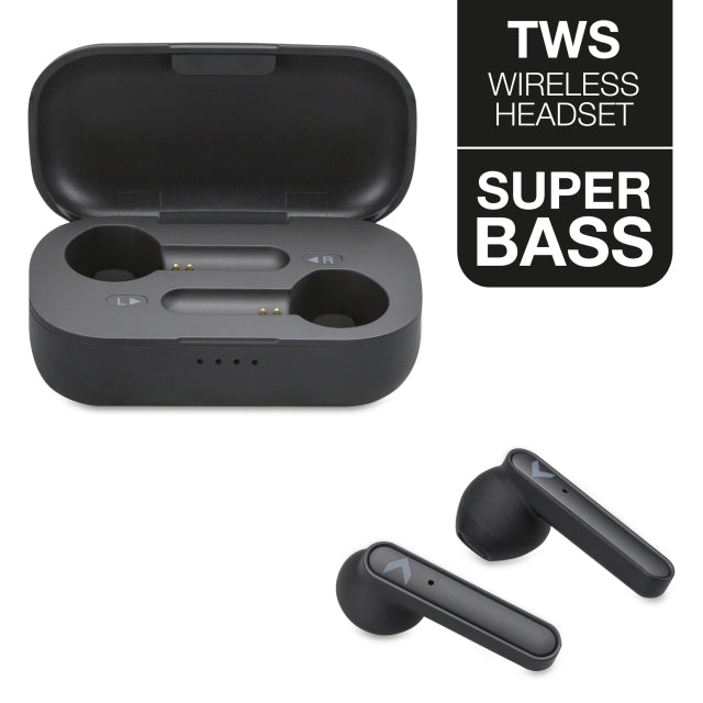 Mobilize Tws Bluetooth Headset Black