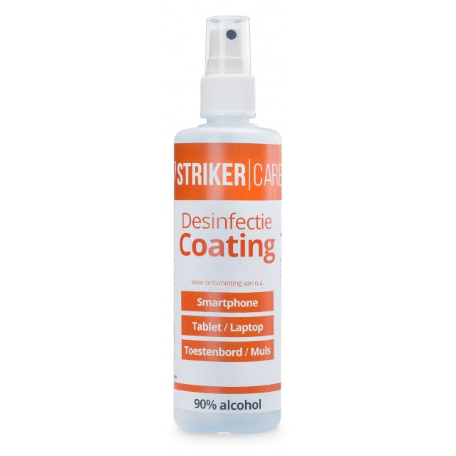 Striker Desinfectie Coating Voor O.a. Smartphone, Tablet, Laptop, Toetsenbord 125Ml (>90Pct Alcohol)